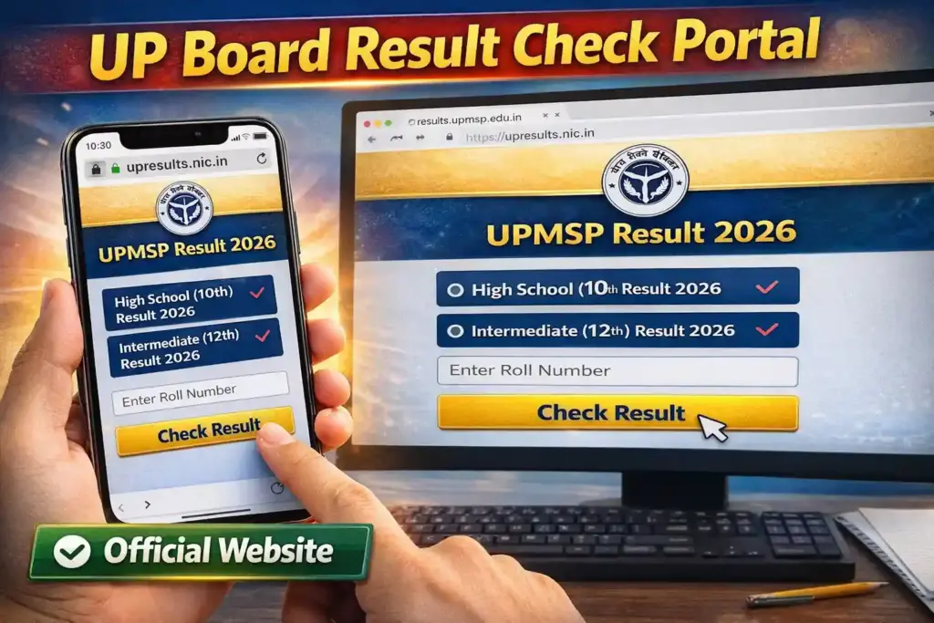 UP Board 10th and 12th results for 2026