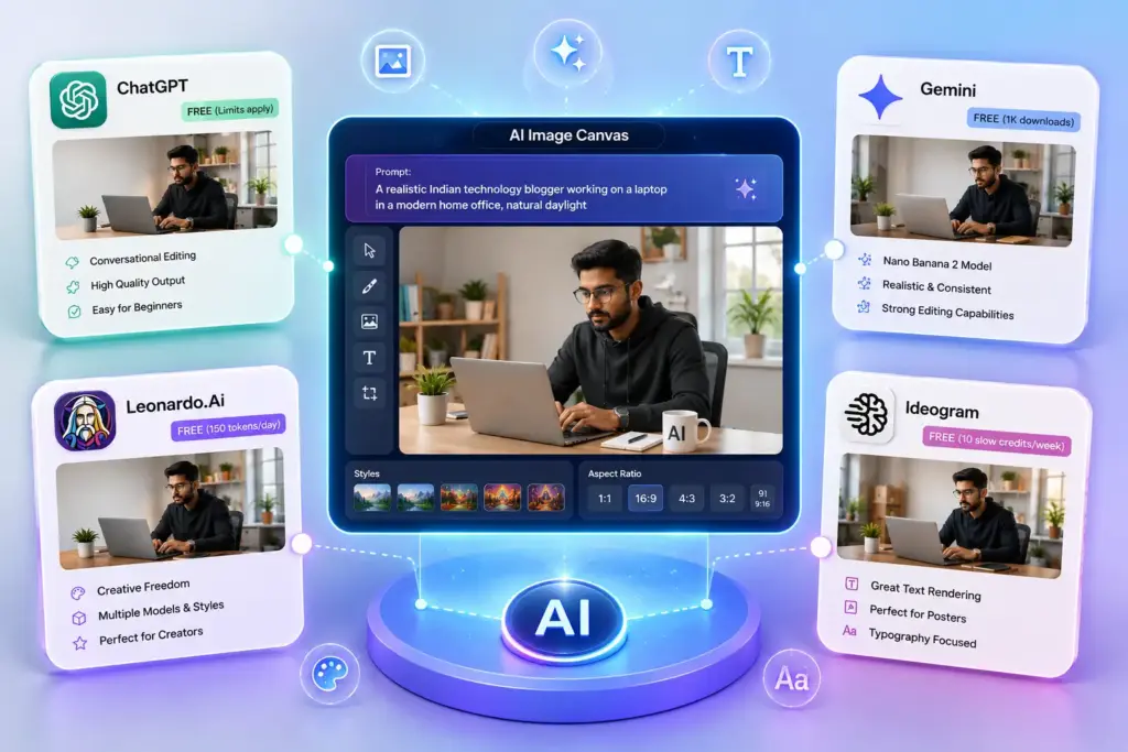 Best free AI image generator 2026 comparison